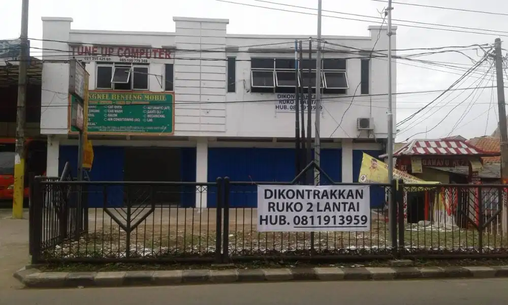 Disewakan Ruko 2 Lantai di Kota Tangerang Dekat Bandara Soekarno Hatta