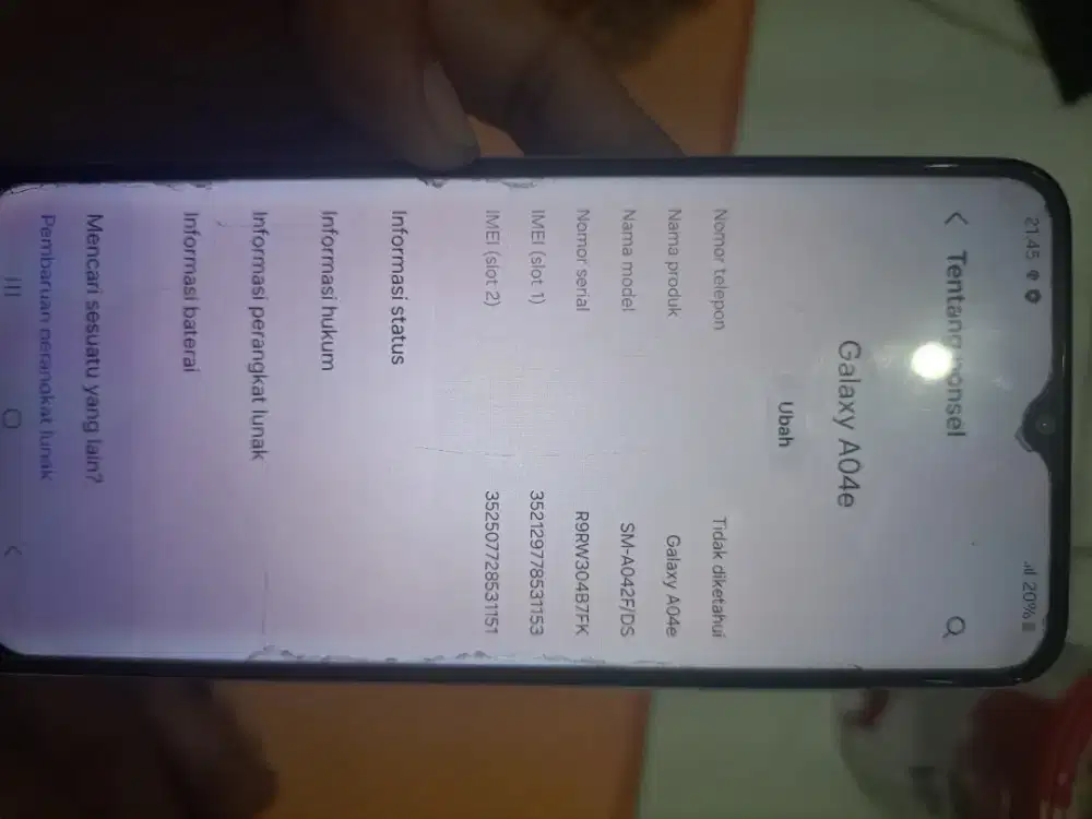 Samsung a04e 3/32