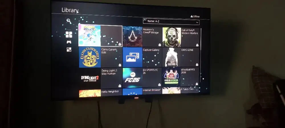 Ps4 slim 1tb siap pake fullset