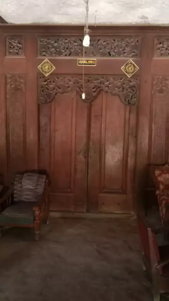 Gebyok antik jawa kayu jati asli