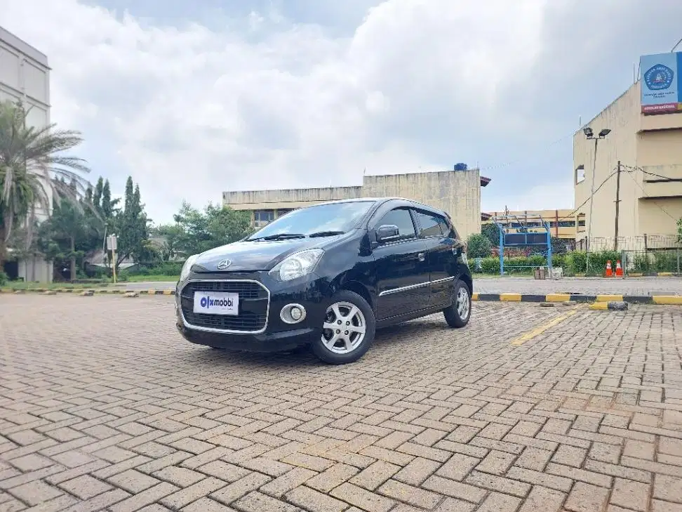 TDP 5,JT, Daihatsu Ayla 1.0 X Bensin-AT Hitam 2017