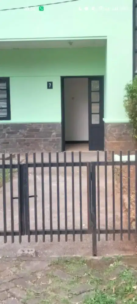 Rumah Dikontrakkan jl Aria Utama no 7 Komp Aria Graha Sukarno Hatta