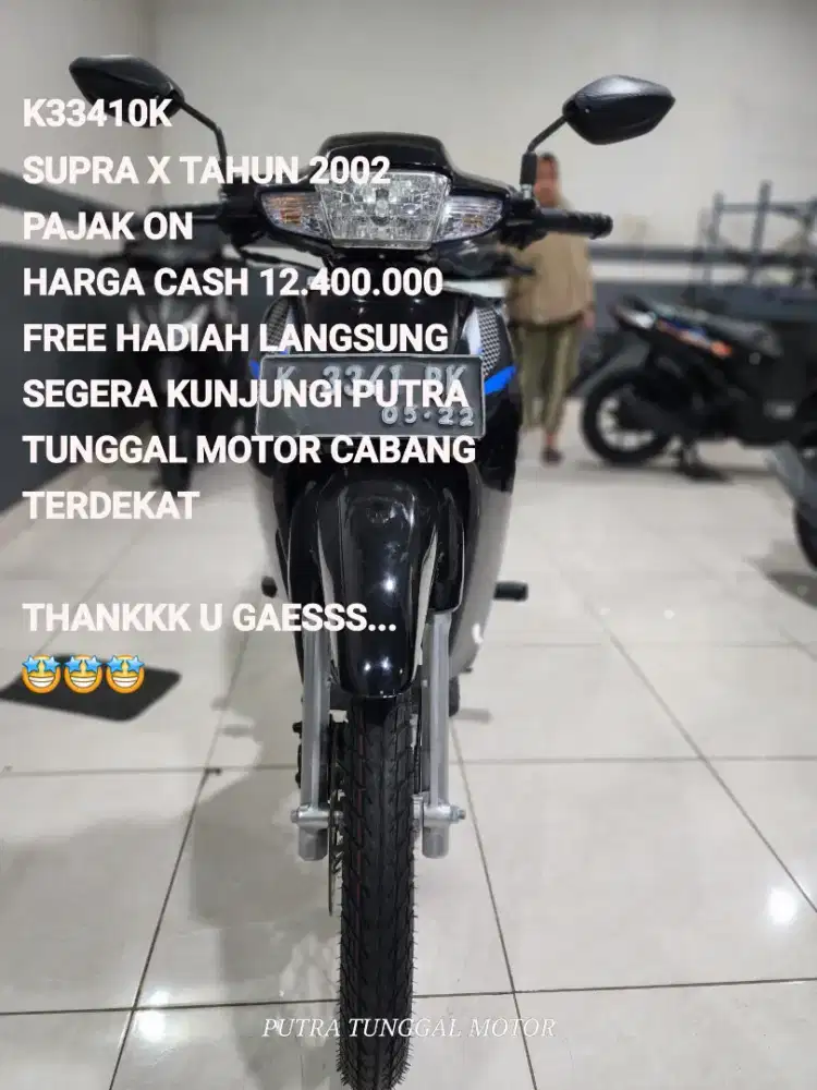 SUPRA X TAHUN 2002,MOTOR LANGKA,PECINTA HONDA