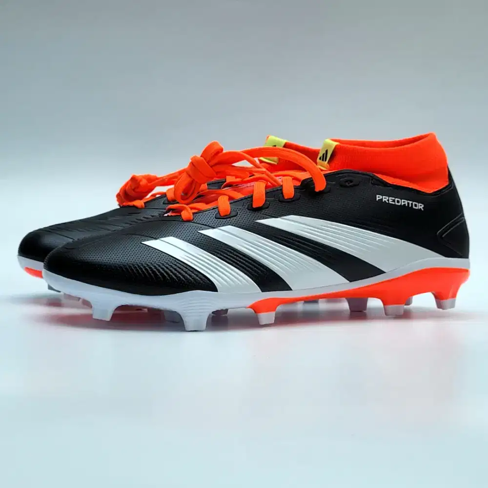 Adidas Predator League Sock FG Sepatu Bola Original Hitam Black