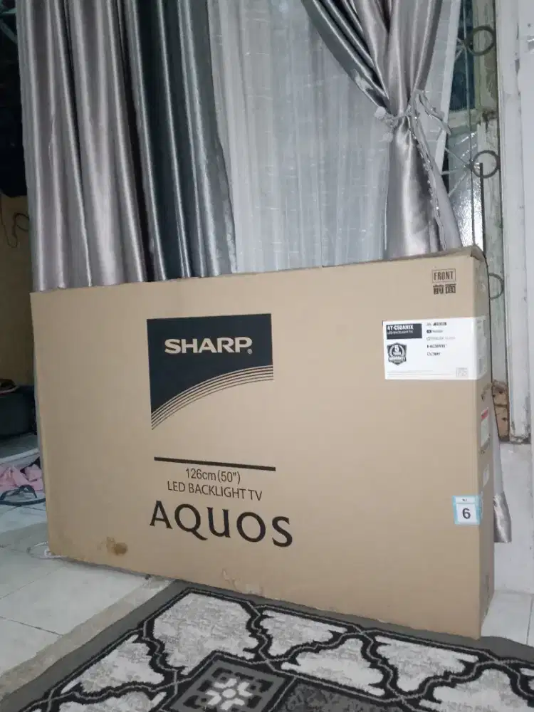 Kardus tv sharp 50