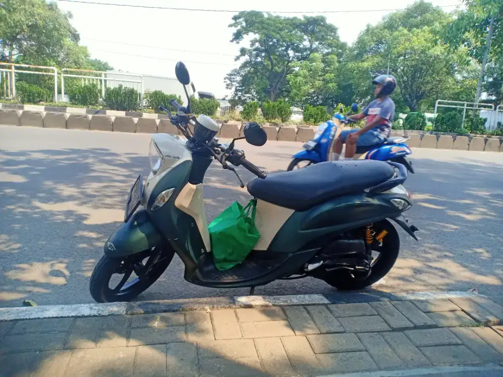 Fino 125 hijau plat dki