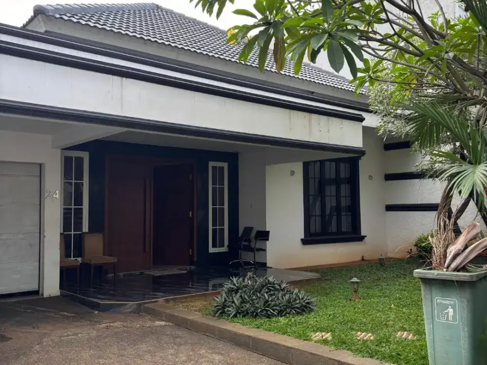 Jual Rumah Mewah Luas 786m² Gaharu Jakarta Selatan – Private Pool + Waterfall, Siap Huni!