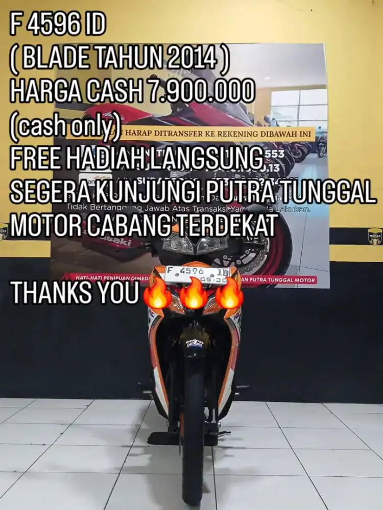 HONDA BLADE TAHUN 2014,MANUAL BERKELAS