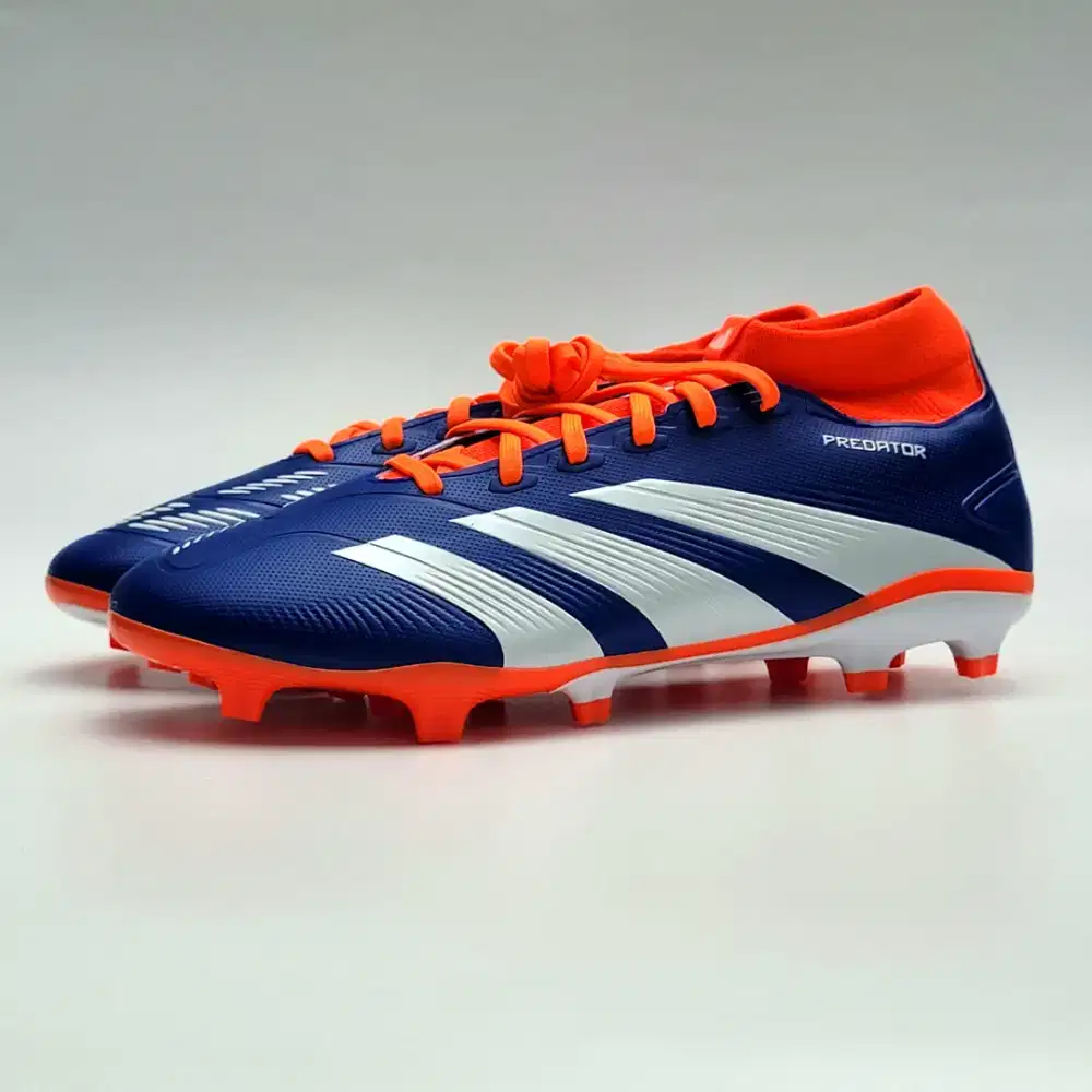 Adidas Predator League Sock FG Sepatu Bola Original Blue Biru
