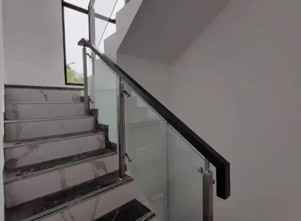 Railing tangga stainless modern@60