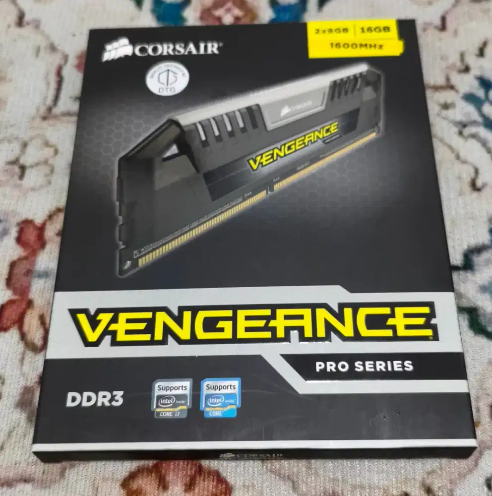 RAM PC DDR3 CORSAIR VENGEANCE PRO BLACK Dual Channel 16GB (2x8GB) NEW