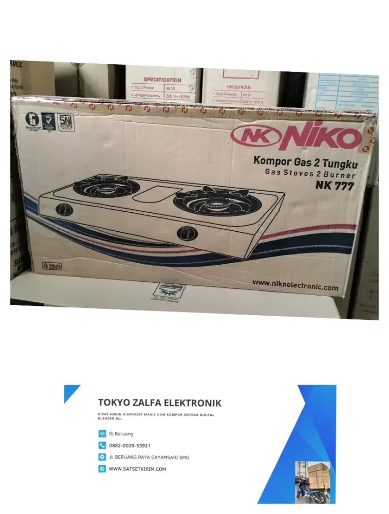 Kompor Niko 2 tungku