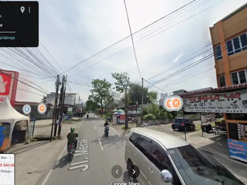Ruko Paling Strategis Jl Merak KAwasan Bisnis dan KUliner | Depan Alpha Mart | Medan Sunggal