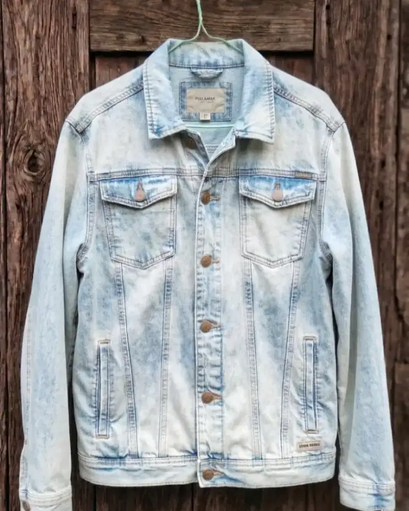 Jaket Jeans Denim Pull And Bear
