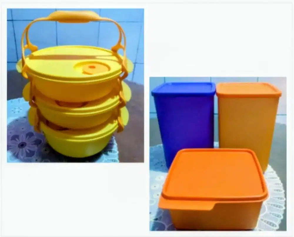 Rantang Susun & Toples Tupperware Asli Original