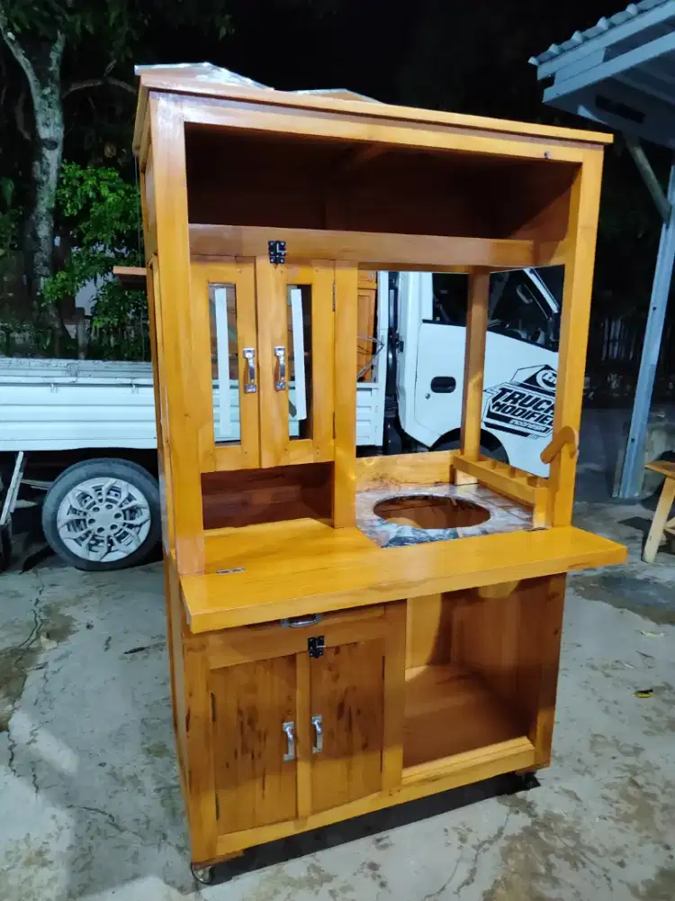 Jual Gerobak Angkringan, Bakso, Mie Ayam, Bubur, Sate, Soto, Pecel dll