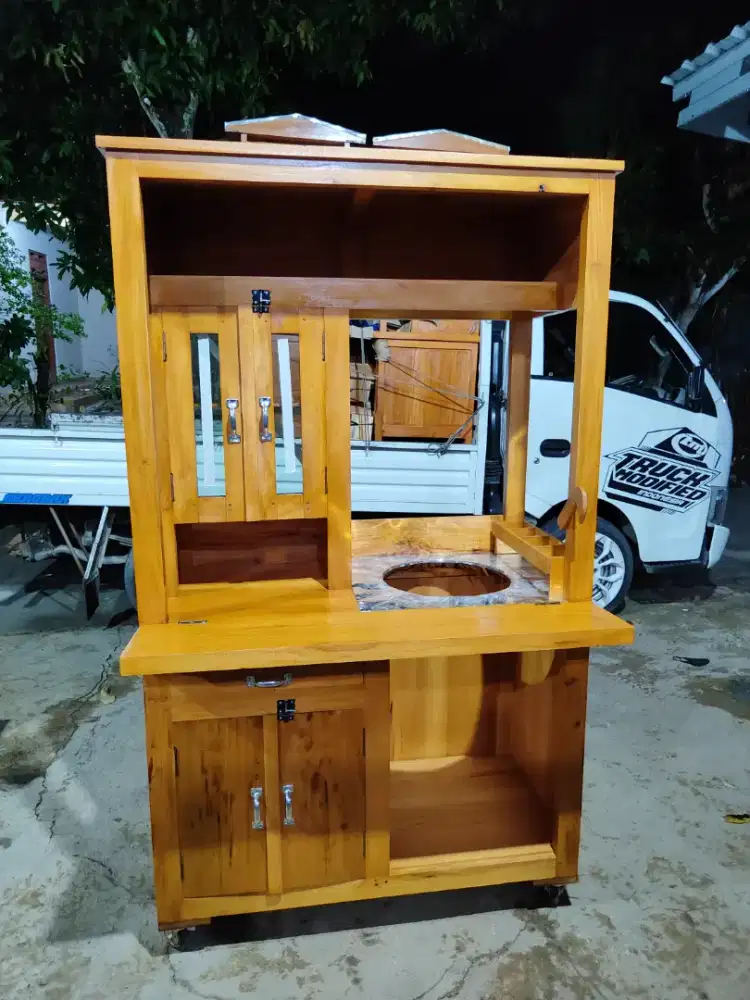 Jual Gerobak Angkringan, Bakso, Mie Ayam, Bubur, Sate, Soto, Pecel dll