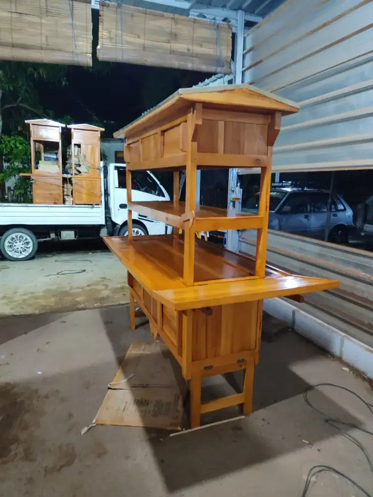 Jual Gerobak Angkringan, Bakso, Mie Ayam, Bubur, Sate, Soto, Pecel dll