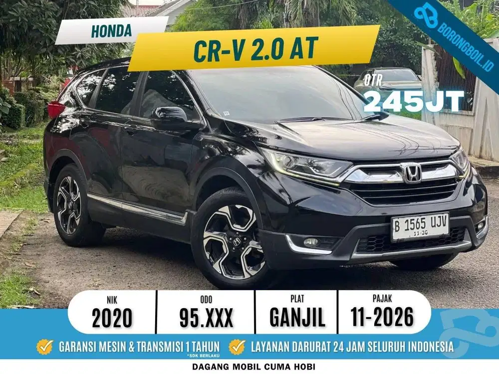 TERMURAH!!CRV 2.0 AT 2020 SIAP PAKAI