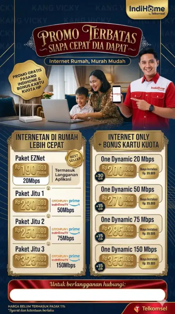 Instalasi wifi indihome