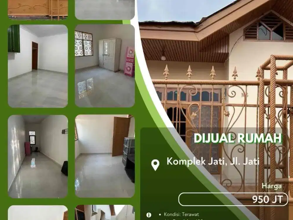 Dijual Rumah Komplek Jati Pekanbaru Kota Siap Huni!