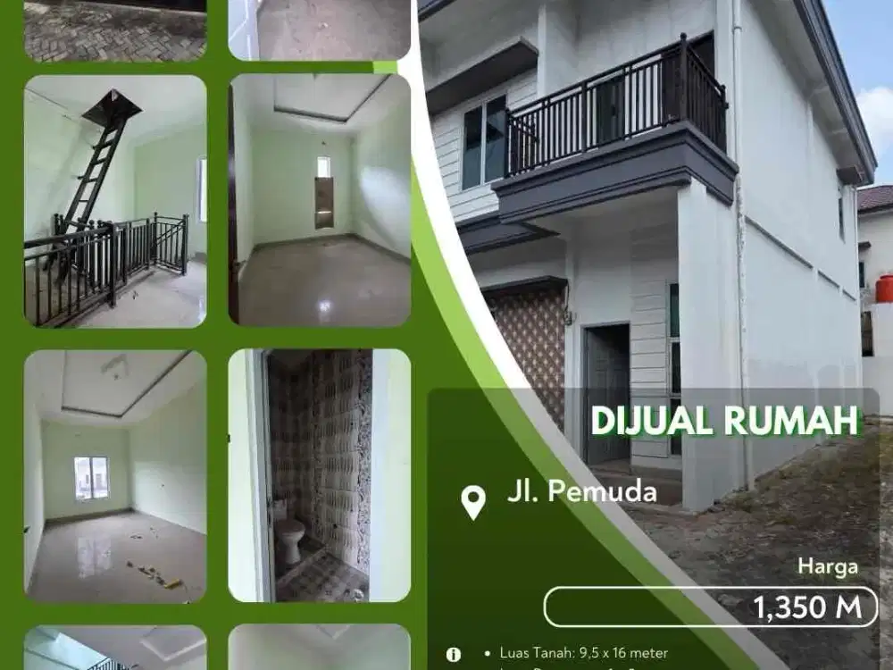 Dijual Rumah 2 Lantai Pekanbaru Kota Siap Huni!