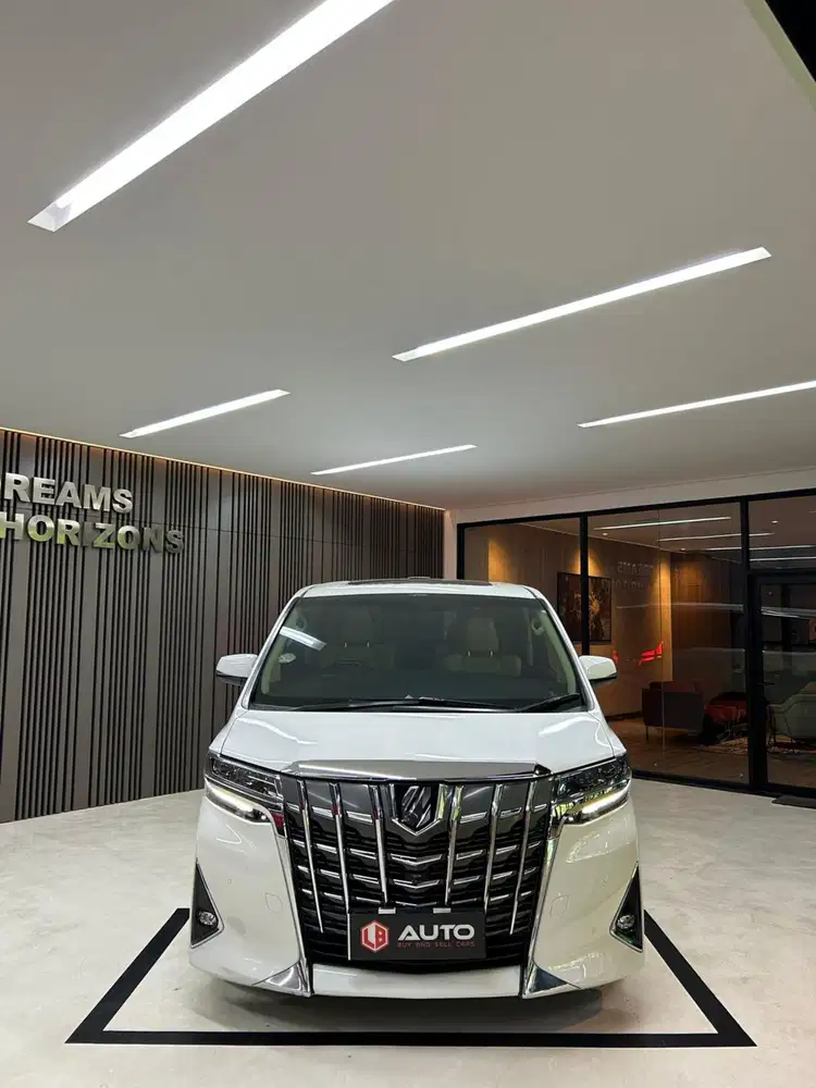 Toyota Alphard 2.5 G ATPM 2019 Putih Km49rb mdl 2018 B176TAN