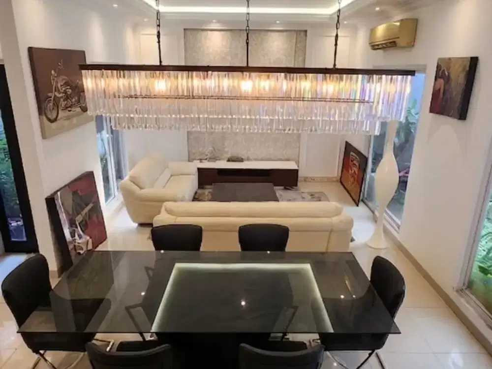 Rumah Harga Menarik Dengan Interior Dropceiling dan Led Strip di semua area Dekat Kawasan Kuliner di Cluster San Lorenzo Gading Serpong