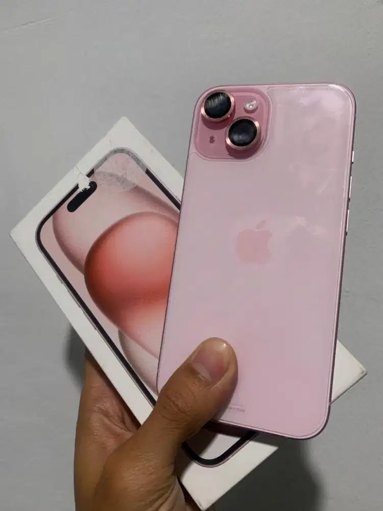 iphone 15 128gb pink resmi ibox / digimap