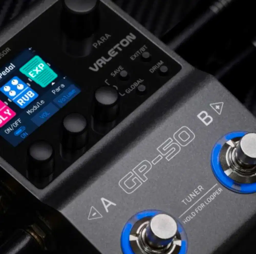 efek gitar elektrik / bass valeton Gp 50