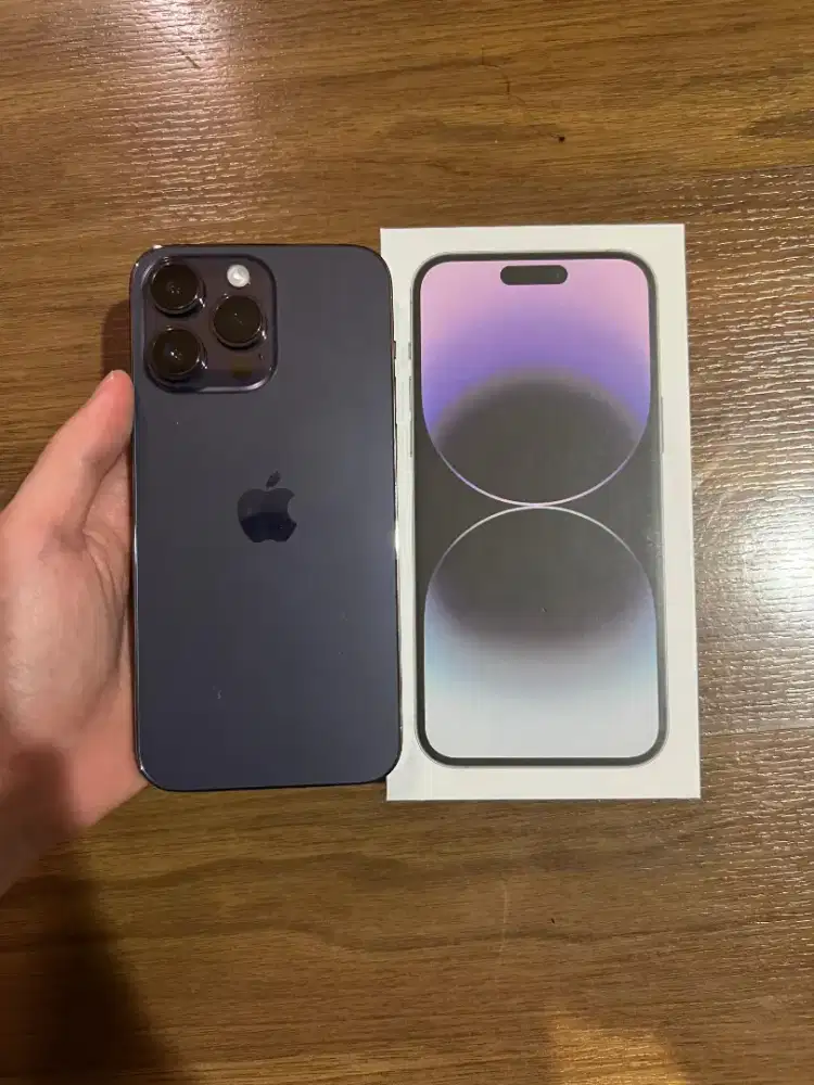 Iphone 14 ProMax Deep Purple 255GB BEACUKAI