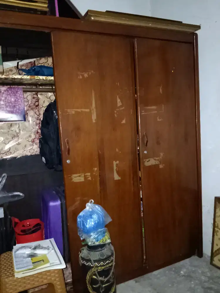 lemari jati dan meja rias jati paten