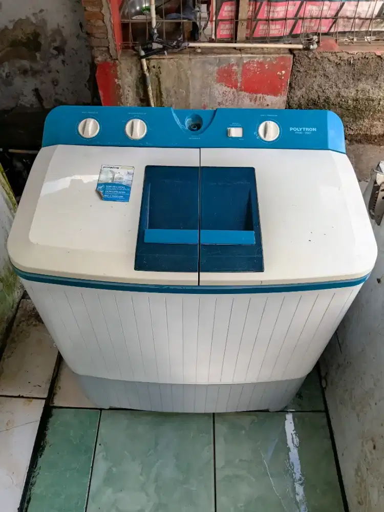 MESIN CUCI MERK POLYTRON 8,5 KG