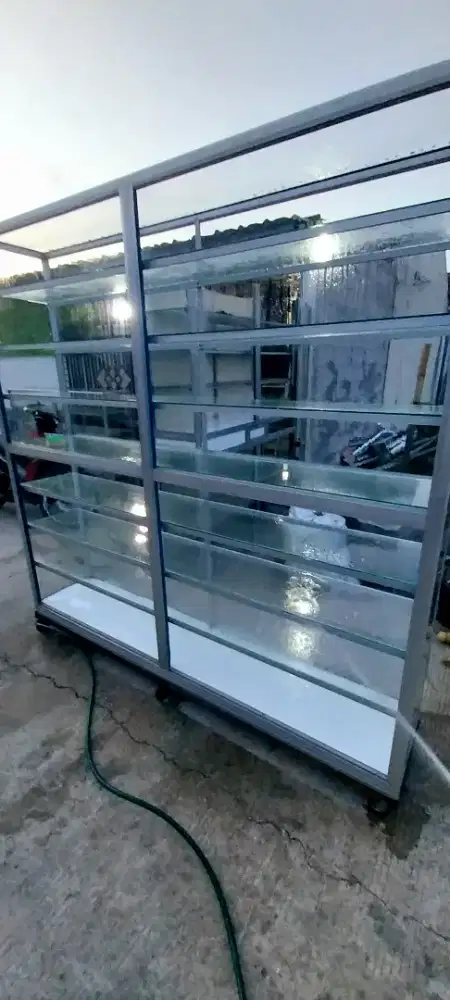 ETALASE BESAR 190CM×2M 7 RAK SIAP PAKAI