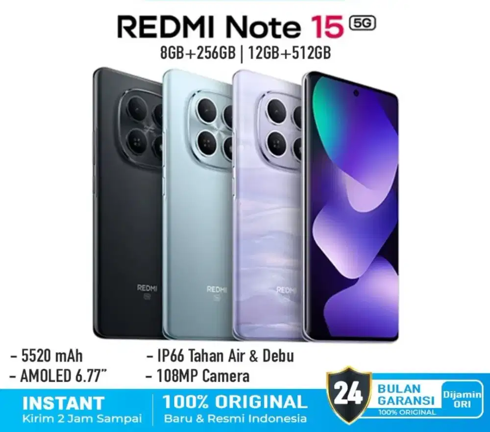 Xiaomi Redmi Note 15 5G RAM 12GB