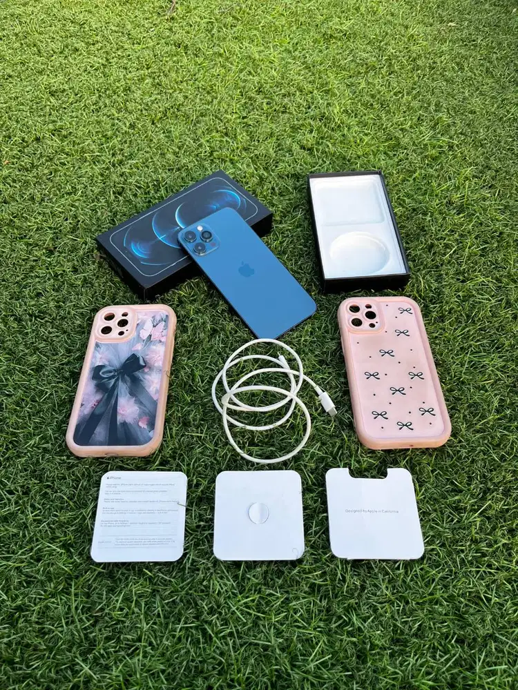 iphone 12 promax 256gb inter fullset dus box
