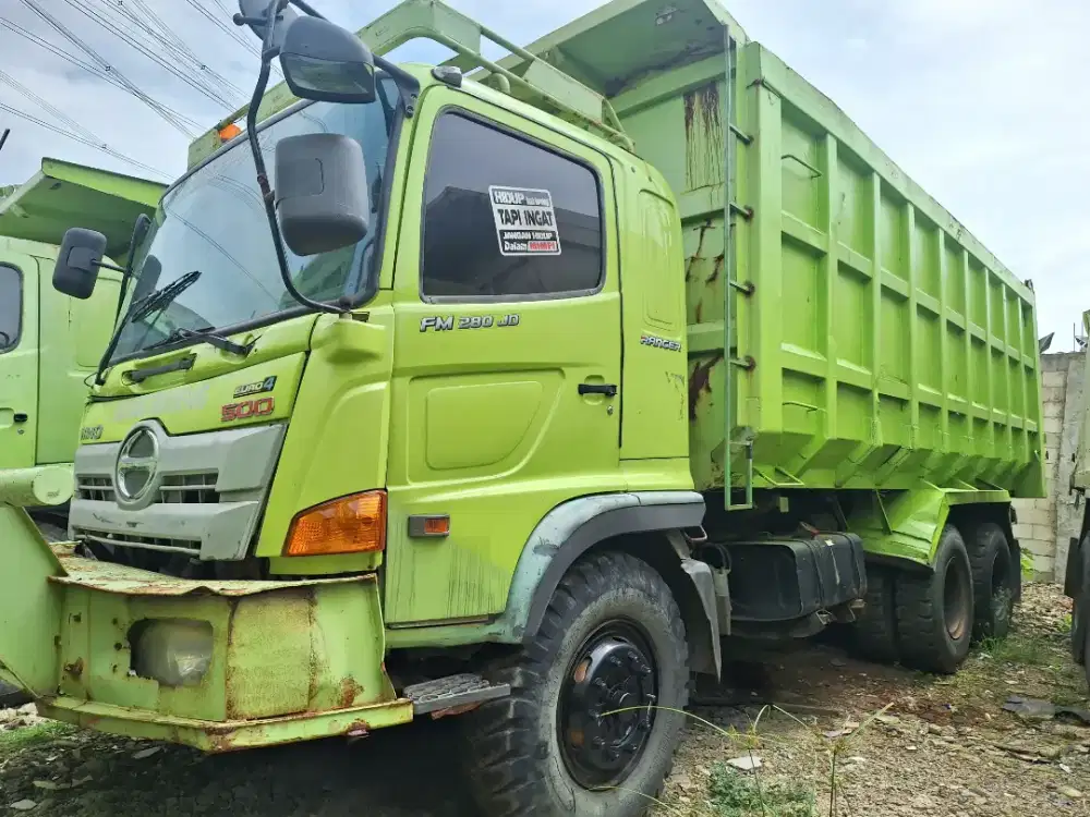 Hino Lohan 500 FM 280 JD Tronton 6×4 Dumbtruk Ors Plat B.Bio Solar