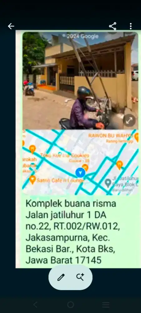 Rumah Kos. Jl. Jatiluhur I Blok Da No.22, RT.001/012, Jakasampurna