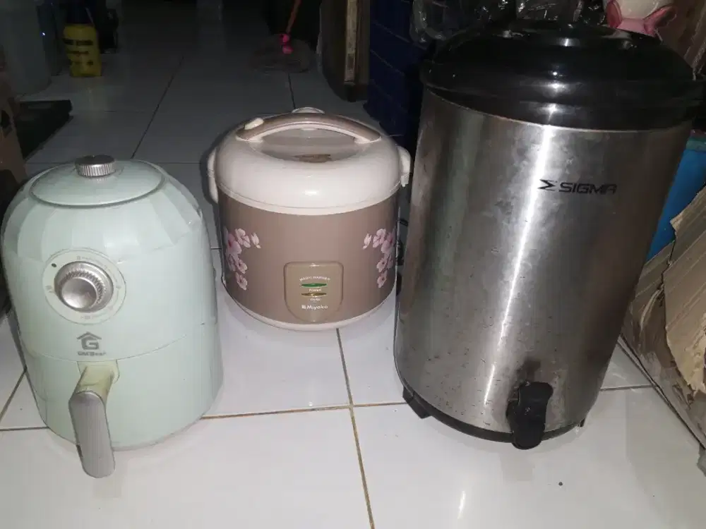 Warmer penghangat saja, tempat air sigma 10L air fryer 3brg 200k