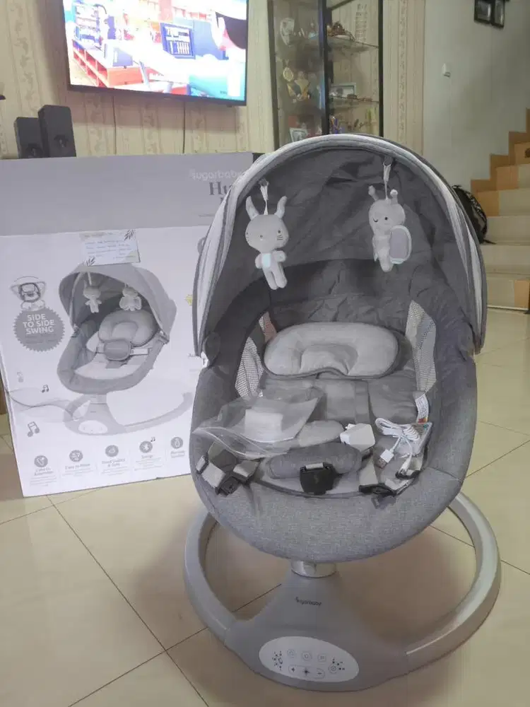 MOMMYNME SUGARBABY AUTOMATIC BABY SWING BED MOMS HUG