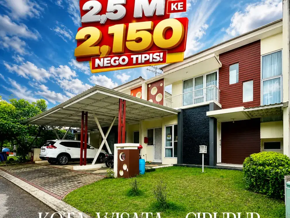 dijual rumah dikota wisata