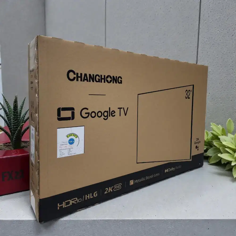 TV Android Changhong 32 inci - masih BARU segel siap antar