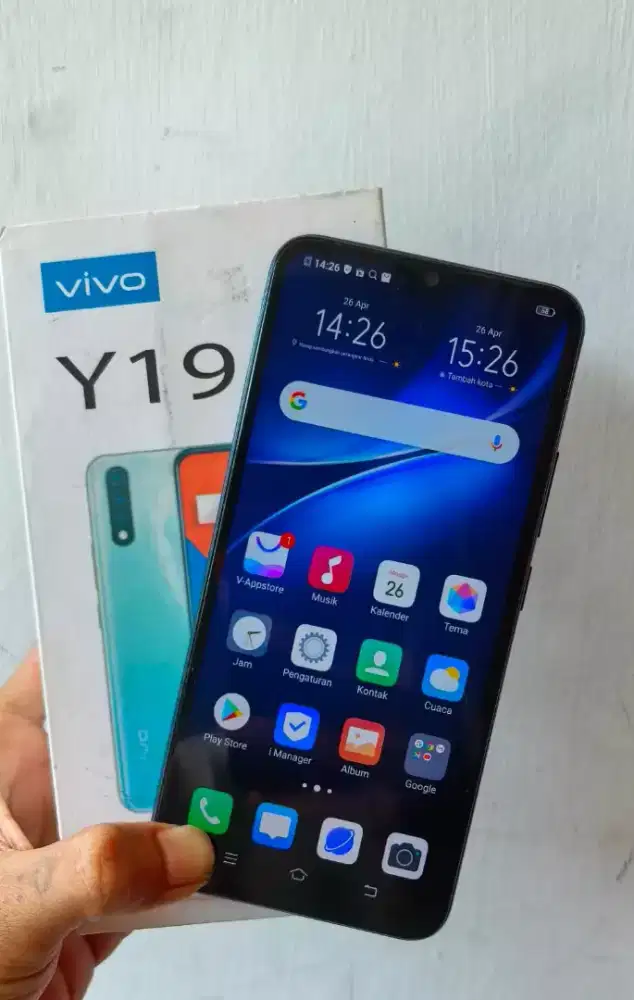 VIVO Y19 MULUS DARK BLUE