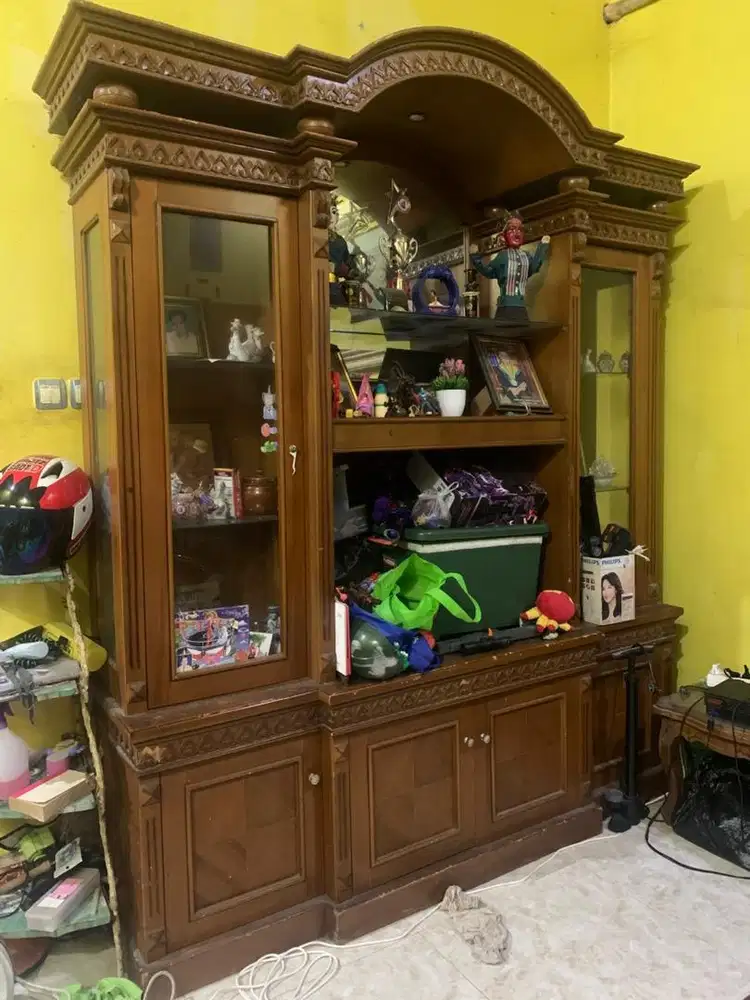 JUAL CEPAT MAU PINDAHAN RUMAH BULAN INI FURNITURE FURNITUR KAYU JATI