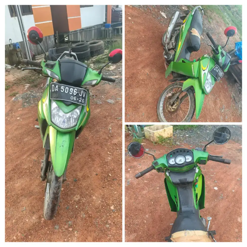 Kawasaki zx 130 surat lengkap tapi pajak plat matian lawas