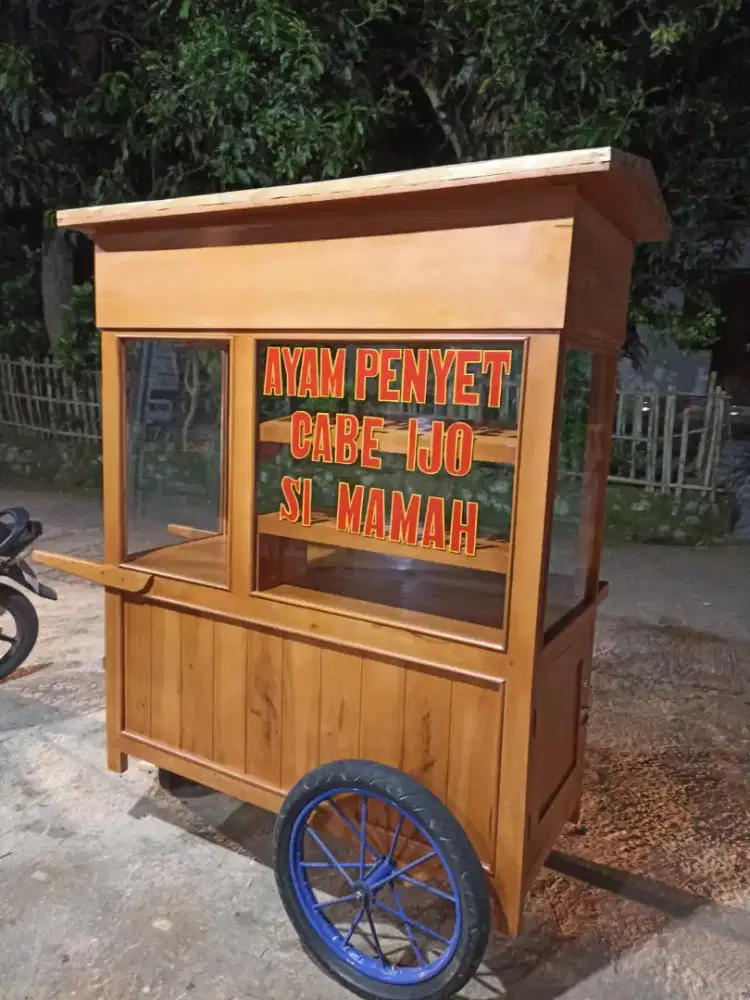 Gerobak Murah Berkualitas, Gerobak Bakso Mie Ayam Sate Bubur Soto dlL