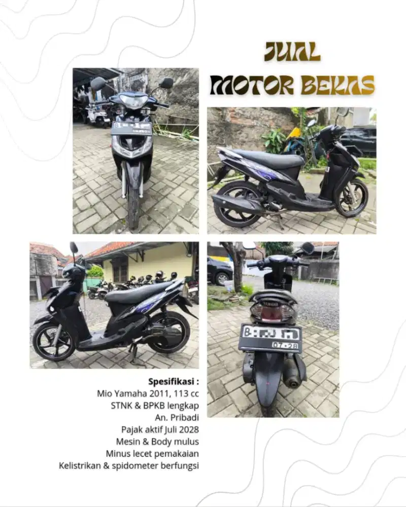 Jual Mio Siap Pakai