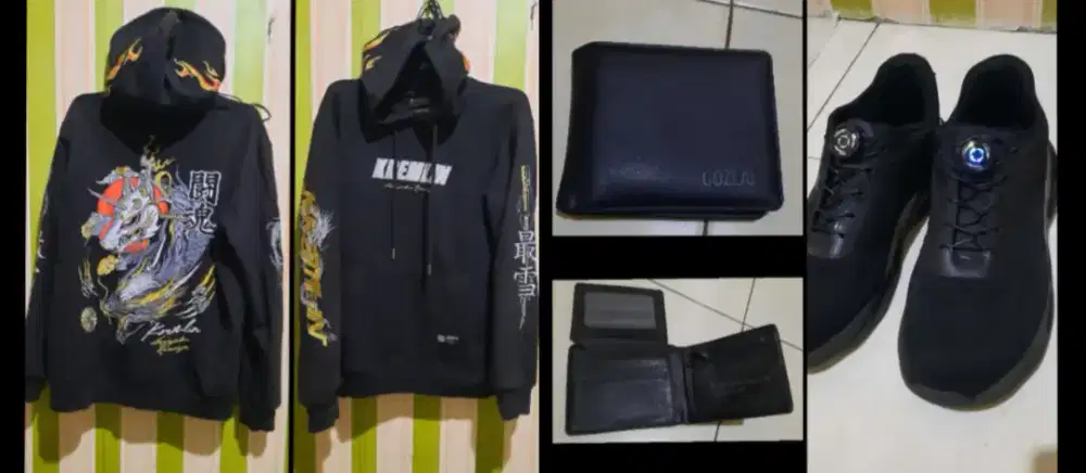 HOODIE KREMLIN RONIN SAIYUKI SIZE L DOMPET GOZEAL SEPATU AESIO SIZE42