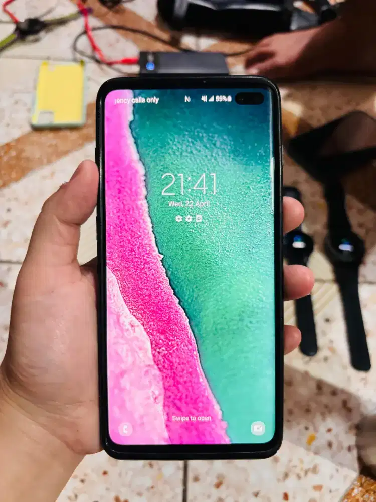 Samsung S10 Plus 128 GB Dual Sim Sinyal Permanen Bea Cukai