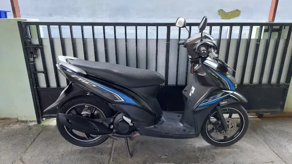 Mio GT 2013 Hitam Biru Sehat